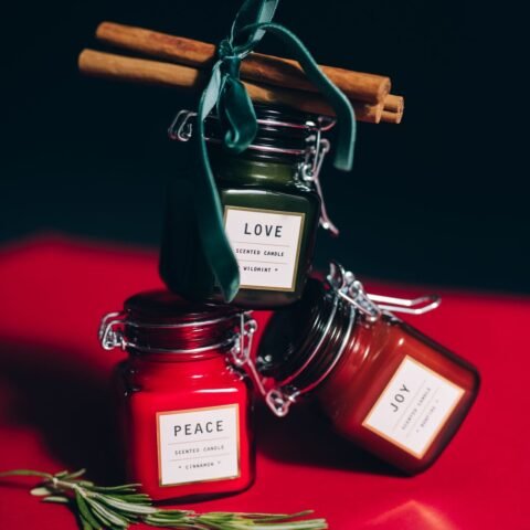 Vela de soja aromática